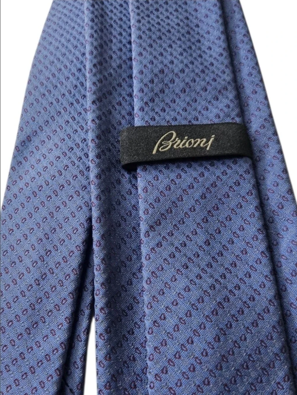 BRIONI | Blue 100% Silk Tie Made In Italy